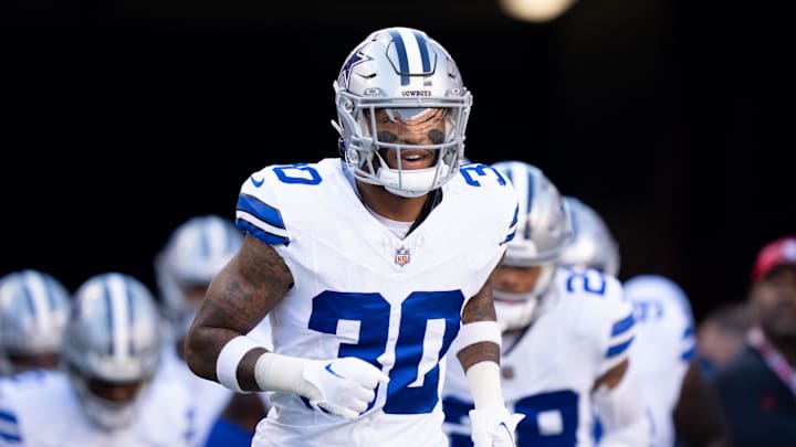 Dallas Cowboys safety Juanyeh Thomas before the game against the San Francisco 49ers at Levi's Stadium. 