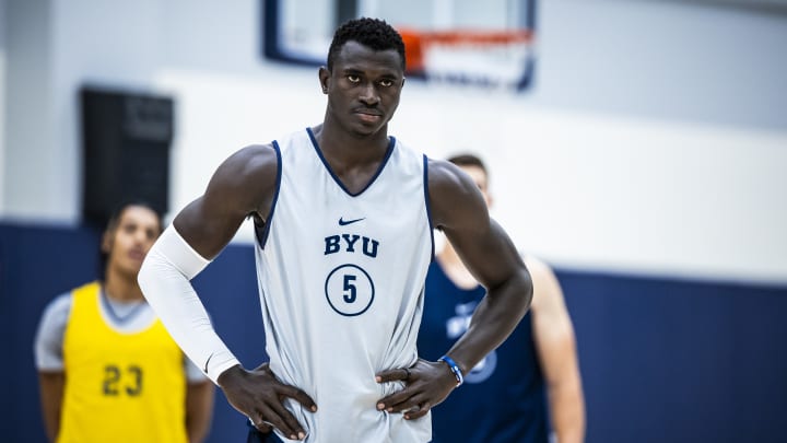 BYU center Keba Keita BYU center Keba Keita