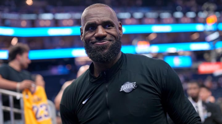 Los Angeles Lakers star LeBron James. Los Angeles Lakers star LeBron James.