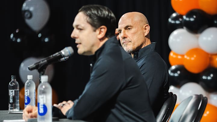 Press Conference - Rick Tocchet and Danny Briere