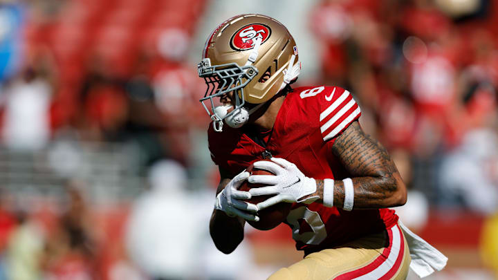 San Francisco 49ers wide receiver Skyy Moore (6) San Francisco 49ers wide receiver Skyy Moore (6)
