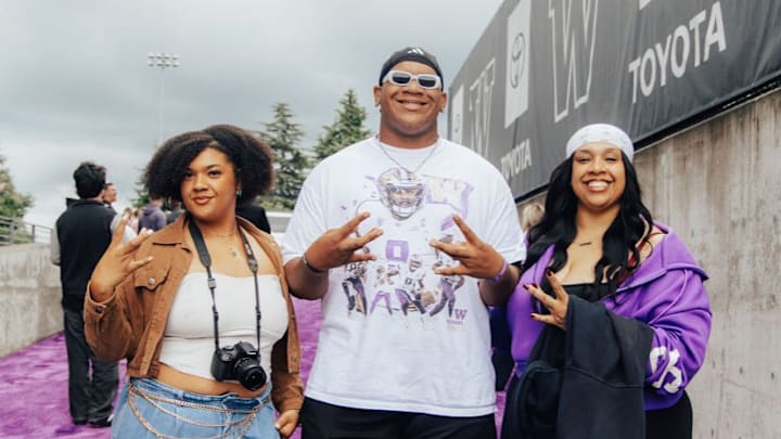 Pulelei'ite Primus visited the UW last weekend.