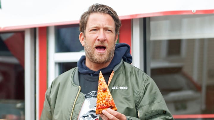 Barstool Sports founder and pizza influencer Dave Portnoy went on a four-shop tour of RI pizza places Thursday and stopped at Francesco's on Hope St. after owner Frank Schiavone got Portnoy's attention with some confident signage.