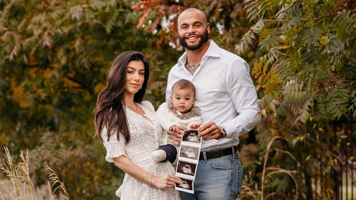 Sarah Jane Ramos, Dak Prescott and daughter MJ