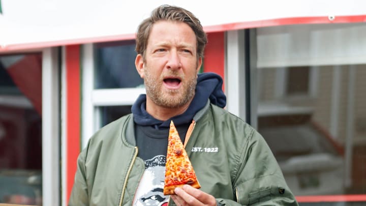 Barstool Sports founder and pizza influencer Dave Portnoy went on a four-shop tour of RI pizza places Thursday and stopped at Francesco's on Hope St. after owner Frank Schiavone got Portnoy's attention with some confident signage.