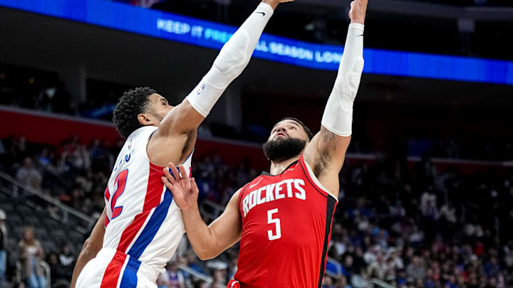 The Houston Rockets couldn't overcome the Pistons
