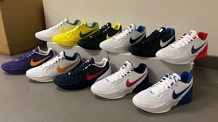 Memphis Grizzlies point guard Ja Morant shared pictures of the Nike Ja 2 in player-exclusive college colorways.