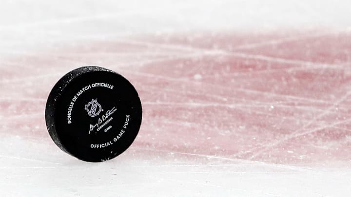 NHL Puck - © Charles LeClaire-USA TODAY Sports