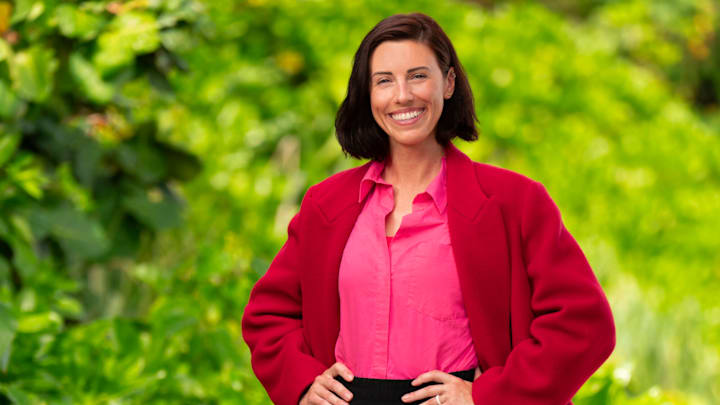 Pictured: Genevieve Mushaluk, from the CBS Original Series SURVIVOR, Season 50, scheduled to air on the CBS Television Network. -- Photo: Robert Voets/CBS ©2025 CBS Broadcasting, Inc. All Rights Reserved.