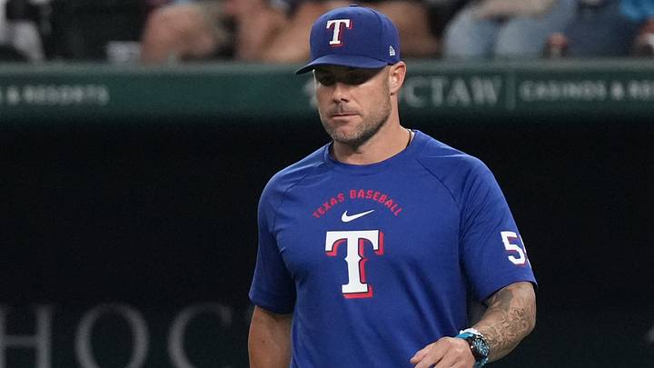 Texas Rangers manager Skip Schumaker. Credit: Raymond Carlin III-Imagn Images Texas Rangers manager Skip Schumaker. Credit: Raymond Carlin III-Imagn Images