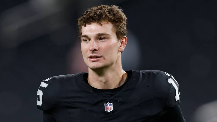 Las Vegas Raiders quarterback Fernando Mendoza