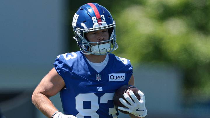 New York Giants wide receiver Dalen Cambre has been signed to the 53-man roster off the practice squad. New York Giants wide receiver Dalen Cambre has been signed to the 53-man roster off the practice squad.