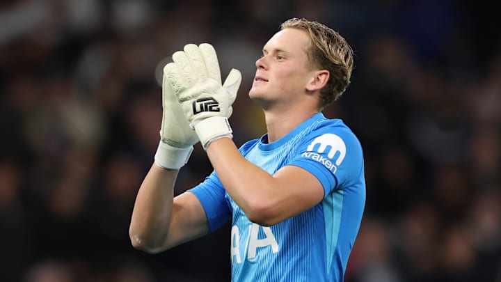 Antonín Kinsky has appeared just once for Spurs this season.