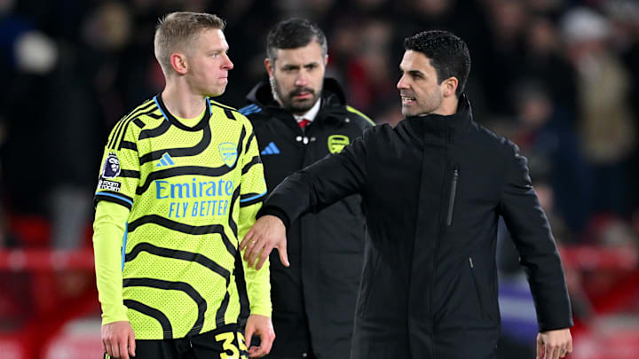 Mikel Arteta loved the heated post-match exchange between Ben White and Oleksandr Zinchenko