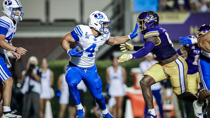BYU RB LJ Martin against East Carolina BYU RB LJ Martin against East Carolina