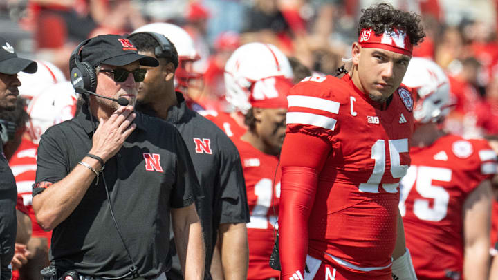 Dylan Raiola, Dana Holgorsen, Houston Christian v Nebraska