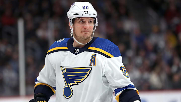 Former Blues forward and future general manager, Alex Steen