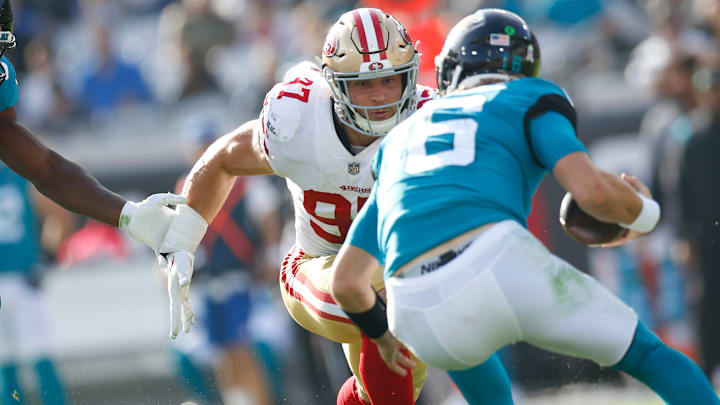 San Francisco 49ers defensive end Nick Bosa