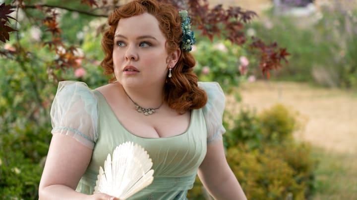 Bridgerton. Nicola Coughlan as Penelope Featherington in episode 301 of Bridgerton. Cr. Liam Daniel/Netflix © 2024