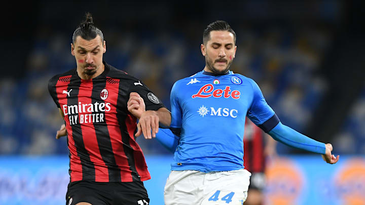 Zlatan Ibrahimovic (links) hätte gern auch die blauen Trikotfarben vom SSC Neapel getragen. Zlatan Ibrahimovic (links) hätte gern auch die blauen Trikotfarben vom SSC Neapel getragen.