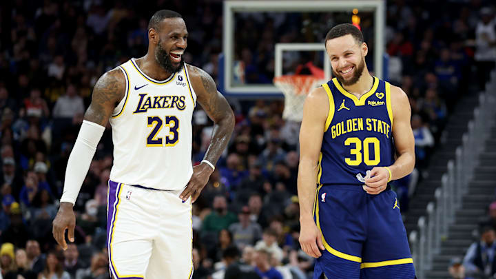 Stephen Curry, LeBron James 