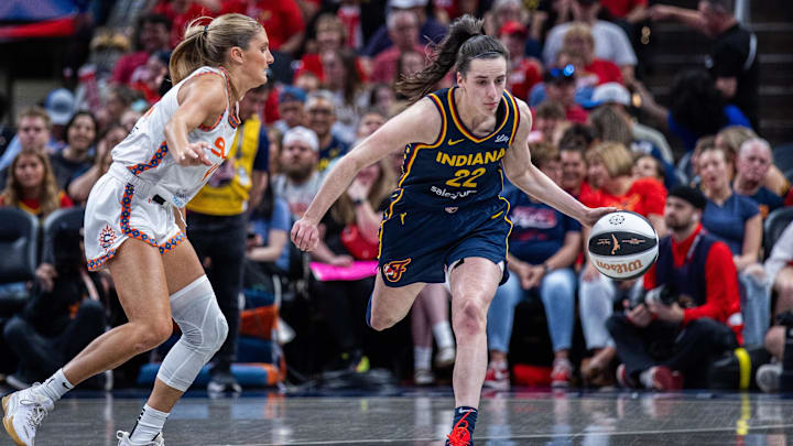 Caitlin Clark Slammed to Floor by Marina Mabrey in Dust Up During Fever-Sun  Game