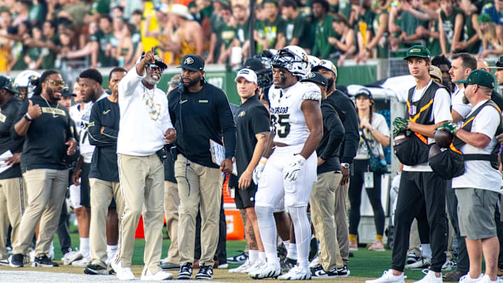 Deion Sanders was emotional after Colorado football beat UCF in Week 5