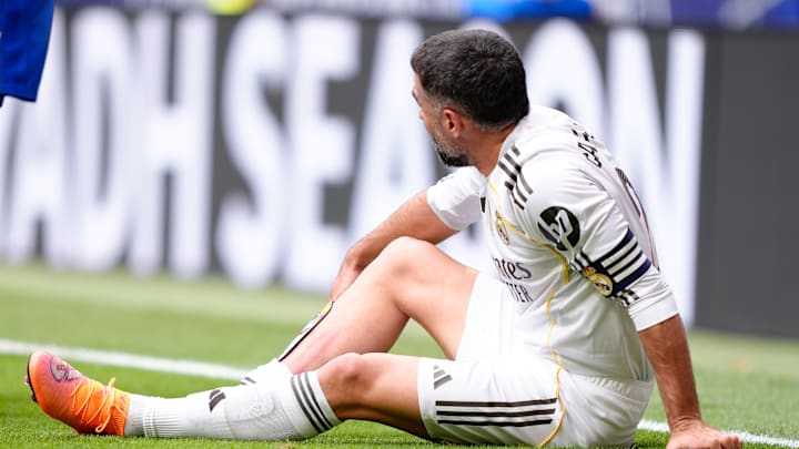 Daniel Carvajal of Real Madrid CF is seen during the La Liga... Daniel Carvajal of Real Madrid CF is seen during the La Liga...