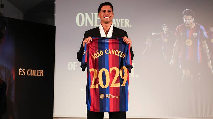 Joao Cancelo Presentation As New Player Of Fc Barcelona Joao Cancelo Presentation As New Player Of Fc Barcelona