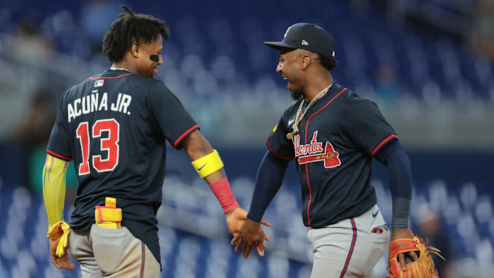 Watch Ozzie Albies Pays Up on WBC Bet With Ronald Acuña Jr. Watch Ozzie Albies Pays Up on WBC Bet With Ronald Acuña Jr.