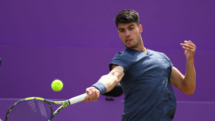 Carlos Alcaraz has confirmed that he will play in the 2025 Queen's Club Championship.