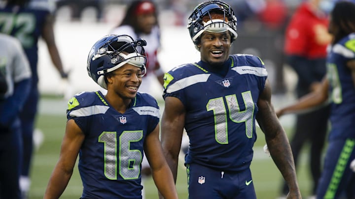 Metcalf requested to be traded on the same day the Seahawks released Tyler Lockett