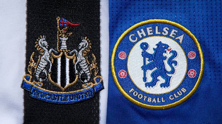 Chelsea and Newcastle United Club Crests