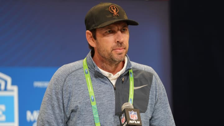 Indianapolis Colts head coach Shane Steichen speaks to the media during the 2025 NFL draft. Indianapolis Colts head coach Shane Steichen speaks to the media during the 2025 NFL draft.