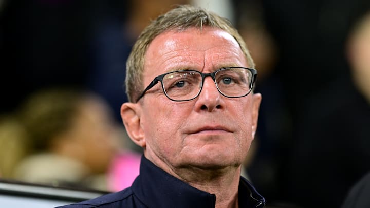 Ralf Rangnick an der Seitenlinie Ralf Rangnick an der Seitenlinie