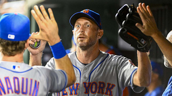 New York Mets starting pitcher Max Scherzer looks to become only the sixth MLB pitcher to record 200 career wins before logging 100 losses.
