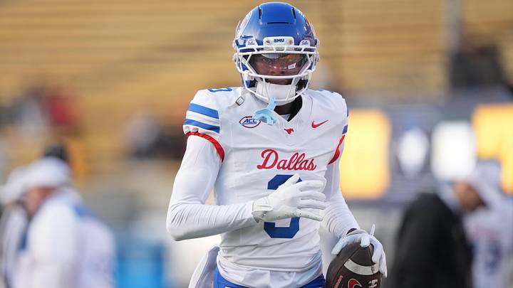 Southern Methodist Mustangs wide receiver Romello Brinson. Southern Methodist Mustangs wide receiver Romello Brinson.