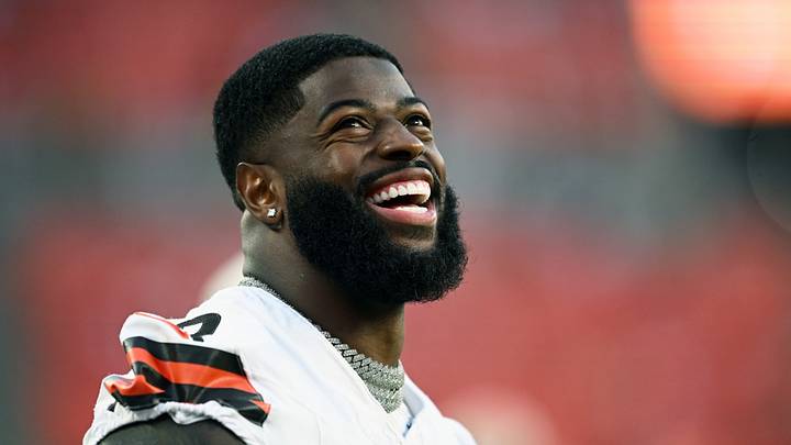 Cleveland Browns defensive end Jared Verse