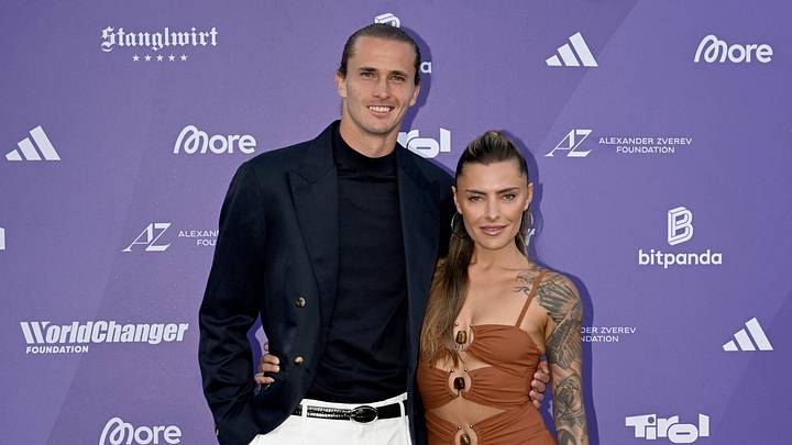 Alexander Zverev and girlfriend Sophia Thomalla attend the WorldChanger Foundation Day at the Bio Hotel Stanglwirt. Alexander Zverev and girlfriend Sophia Thomalla attend the WorldChanger Foundation Day at the Bio Hotel Stanglwirt.