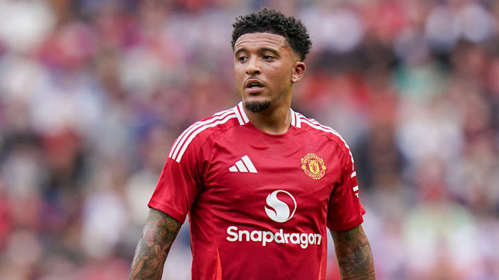 Jadon Sancho is up for sale at Man Utd.