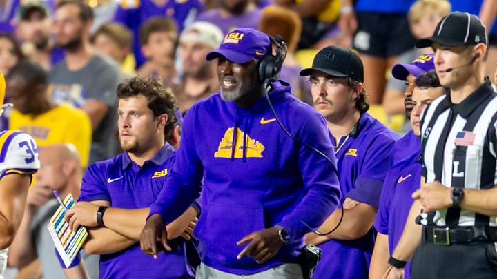 LSU defensive backs coach Corey Raymond stands on the sideline during a 2025 game against Louisiana Tech LSU defensive backs coach Corey Raymond stands on the sideline during a 2025 game against Louisiana Tech