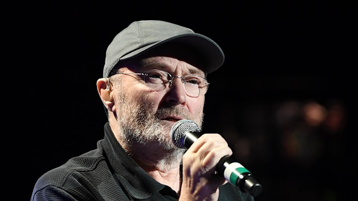 Phil Collins performs during the Little Dreams Foundation Benefit Gala
