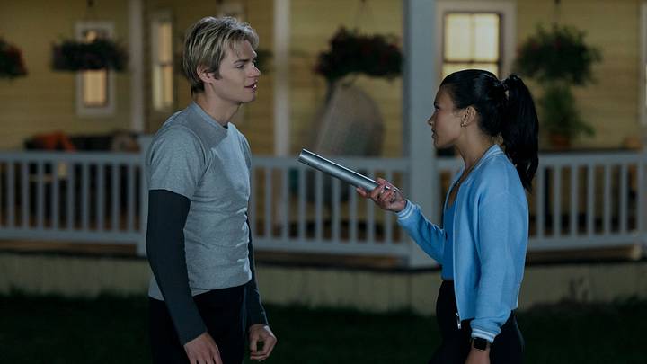My Life with the Walter Boys. (L to R) Noah LaLonde as Cole Walter, Nikki Rodriguez as Jackie Howard in episode 302 of My Life with the Walter Boys. My Life with the Walter Boys. (L to R) Noah LaLonde as Cole Walter, Nikki Rodriguez as Jackie Howard in episode 302 of My Life with the Walter Boys.