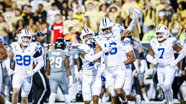 BYU linebacker Isaiah Glasker against Colorado