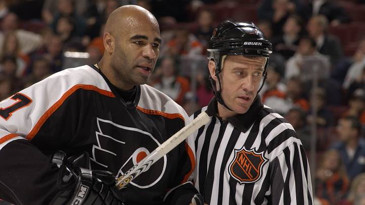 Donald Brashear of the Philadelphia Flyers
