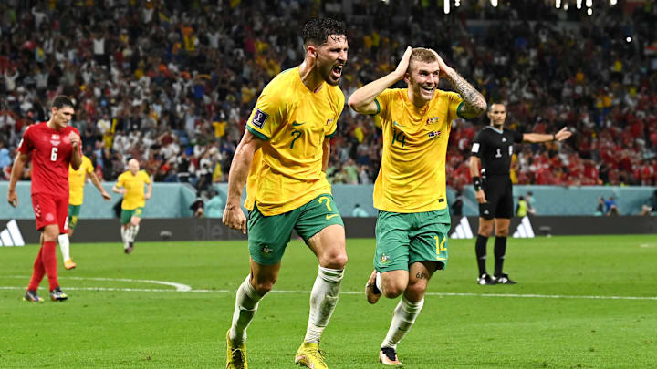 Gol de Mathew Leckie levou a Austrália ao mata-mata da Copa do Mundo do Catar