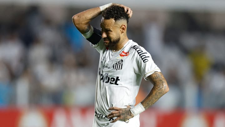 Neymar Jr fez o único gol do Peixe no último jogo, o empate em 1 a 1 contra o Recoleta, pela Sul-Americana