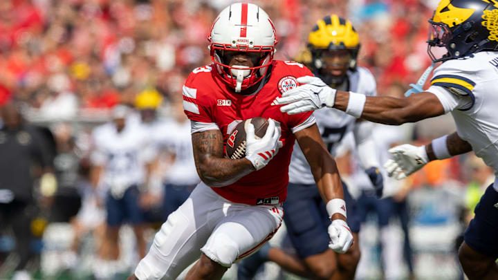 Nebraska wide receiver Nyziah Hunter led the Huskers in receiving production this fall. His retention marks one of the biggest wins of all. 