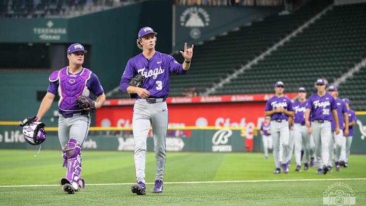 Caedmon Parker and Karson Bowen pregame from the 2024 Big 12 Championship. Caedmon Parker and Karson Bowen pregame from the 2024 Big 12 Championship.