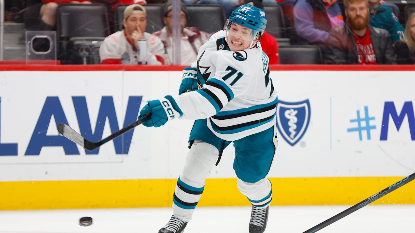 Sharks' Macklin Celebrini Leaves Big Impression on Defending Champs
